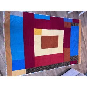 Handmade Quilt Approx 51”x 80”